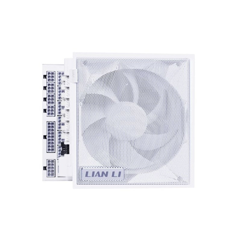 Lian Li Edge L-Shape 1200 Watts, 80 Plus Gold Fully Modular ATX Gaming Power Supply - White Lian Li Edge L-Shape 1200 Watts, 80 Plus Gold Fully Modular ATX Gaming Power Supply - White